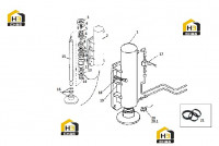 Цилиндр подъемный с комплектующими