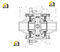 Дифференциал межосевой