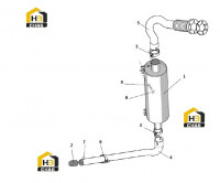 Глушитель и выхлопная труба