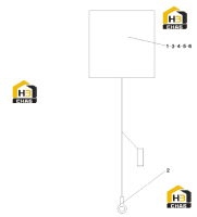 Контур фонаря сзади 10140655