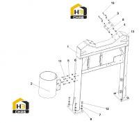 Кронштейн стрелы 10131163