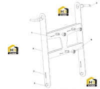 Кронштейн запаски 00000196