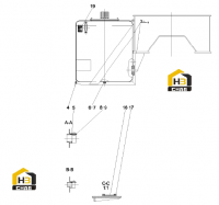 Крепление бака 10095616