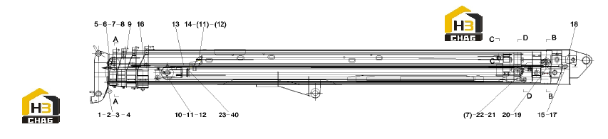 Механизм телескопический 10649855 (часть 1)