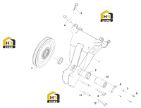 Шкив на конце стрелы 10585149
