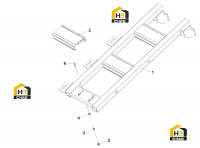 Ступенька в сборе, передняя, левая 10575004