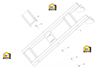 Ступенька в сборе, задняя, правая 10173889