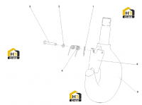 Узел вспомогательный крюка 10137968