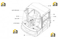 Кабина в сборе SRSC45F.4 11227769 (часть 2)