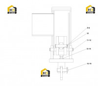 Комплектующие педали RSC45.5.2A 10254333 (часть 2)