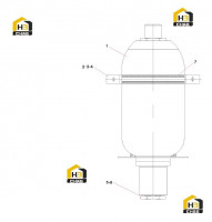 Гидроаккумулятор RSC45.2.3.32 10266030