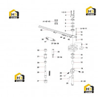 Механизм фиксации опоры A810421000815