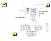 Панель управления правая RSC45.6.4 A810201055624