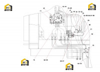 Система масляных трубопроводов RSC45M.2.1 10450647 (часть 4)
