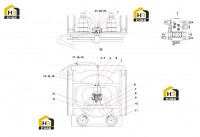 Система гидравлическая поворотной платформы A810201060301