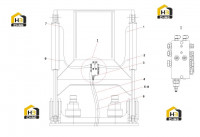 Система гидравлическая защиты от раскачивания SDJ450.3.1 A810201060300