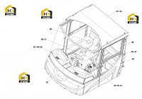 Кабина в сборе 10388302 (часть 2)