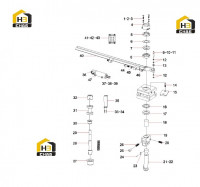Механизм фиксации опоры A810421000815