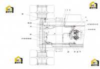 Система тормозная с комплектующими RSC45MIII.2.3 10397319 (часть 1)