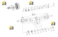 Вал рулевого управления RSC45III.8 10424819 (часть 2)