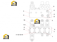 Комплект клапанов 12105786