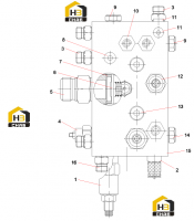 Комплект клапанов подачи масла A810299000204