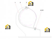 Кронштейн впускной трубы 12566017