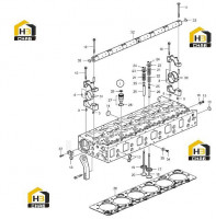 Головка блока цилиндров TAD1340VE VOLVO