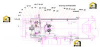 Схема компоновки каркасного трубопровода 12602652 (часть 1)