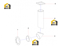 Труба выхлопная 12225245