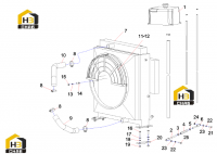 Узел охлаждения 12450274