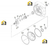 Вал турбины 60140031