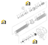Вал задней шестерни 60139319