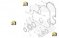Крышка передней передачи 60138834