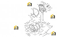 Крышка задняя коробки передач 60138967