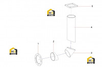 Патрубок выпускной 12225245
