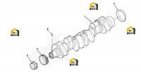 Вал коленчатый 60139853