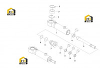 Цилиндр замка поворотный 11330566