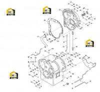 Крышка задняя КПП 60138967