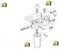 Фильтр топливный с комплектующими 60138890