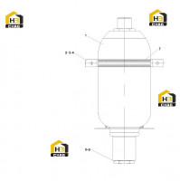 Гидроаккумулятор с комплектующими 10266030