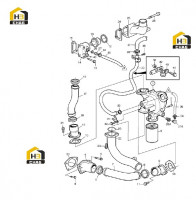 Насос водяной с комплектующими 60138893