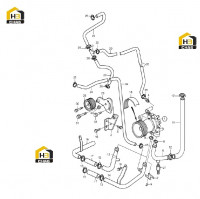 Натяжитель ремня и водяной насос 60138700