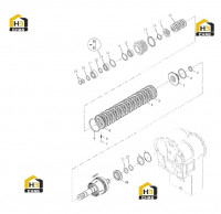 Передача передняя и муфта вала 60139838