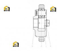 Передача зубчатая 60138818
