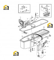 Поддон масляный с комплектующими 60139887