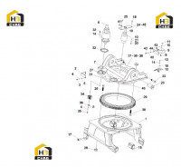 Платформа поворотная в сборе A810421000785