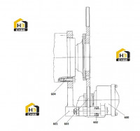 Привод оси с комплектующими B220600000011 (часть 4)