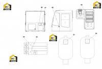 Шильдики в сборе 10117173 (часть 4)
