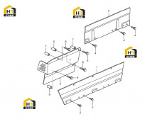 Щит тепловой коллектора 60140304
